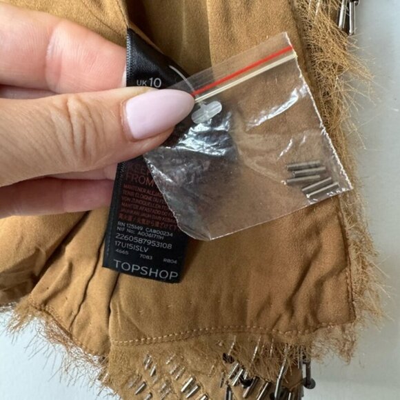 Topshop Beaded Statement Jacket – Size US 6 - Picture 11 of 16